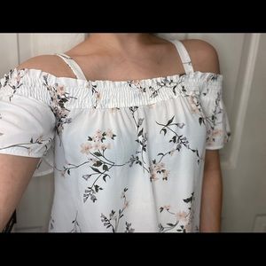 Off the shoulder blouse